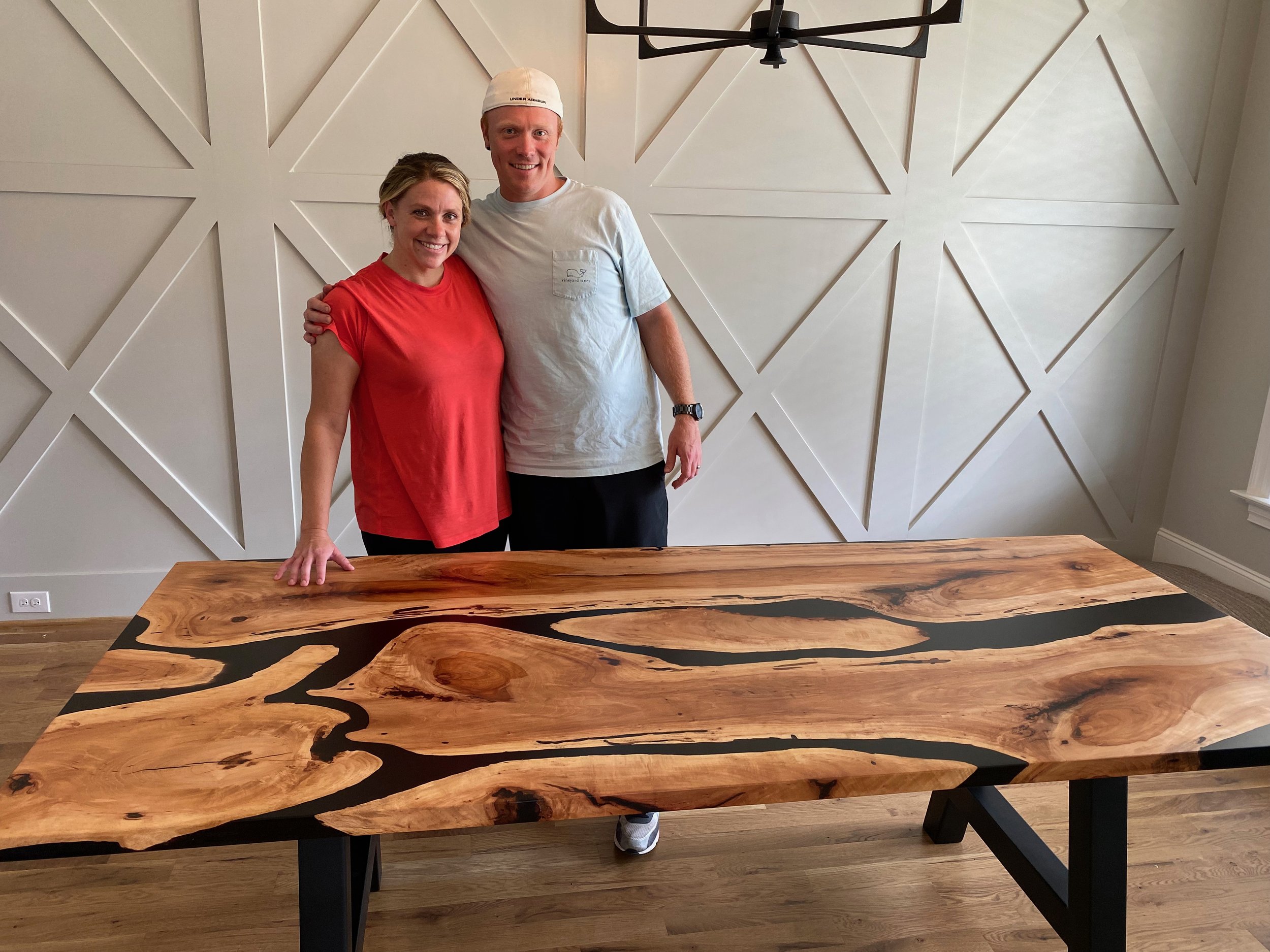 Custom Hardwood Furniture Live Edge Dining Tables Walnut Kitchen